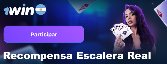 Recompensa Escalera Real en 1win
