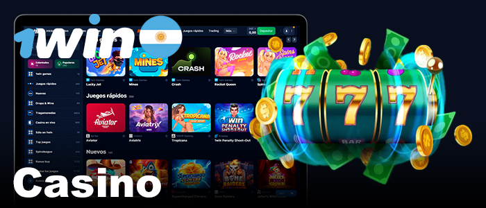 Asociación de casinos en 1win Argentina