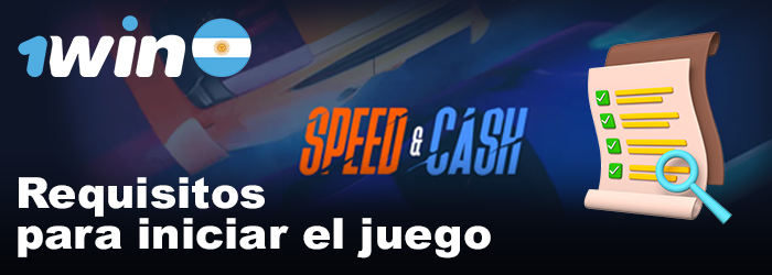Requisitos para jugar a 1win Speed-n-Cash